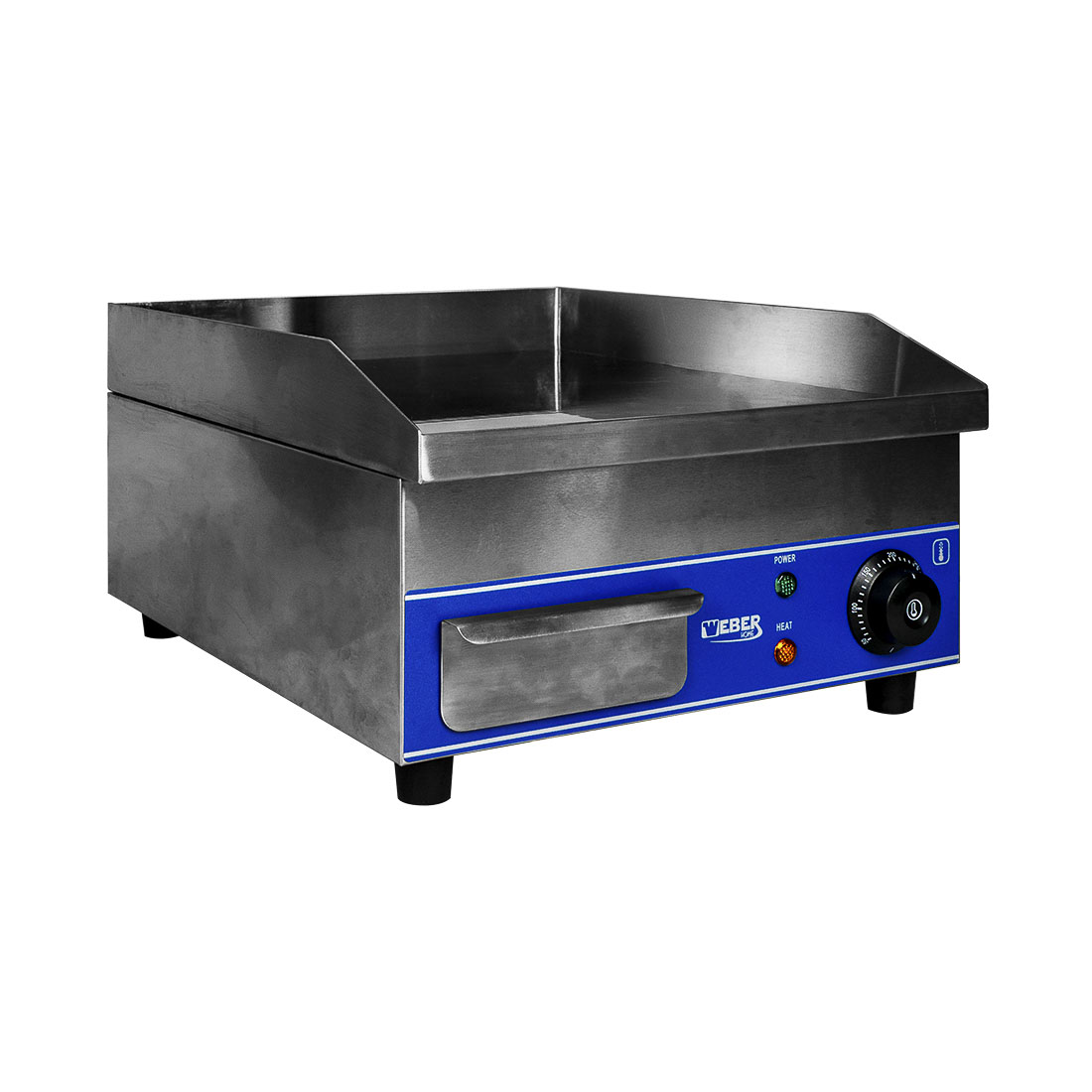 Weber Home Elektro Plattengrill 2'100 Watt, Chromstahl