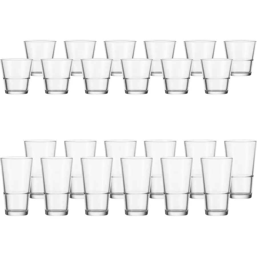Leonardo Trinkglas Set Event 24er Set transparent