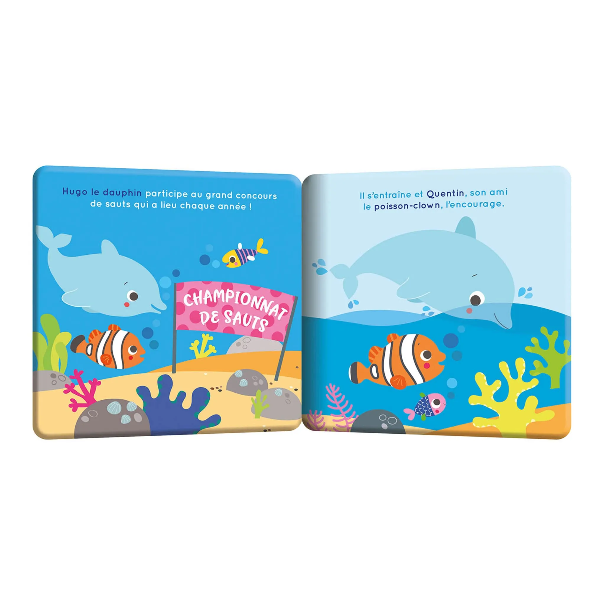 Auzou Hugo Le Dauphin - Livre De Bain