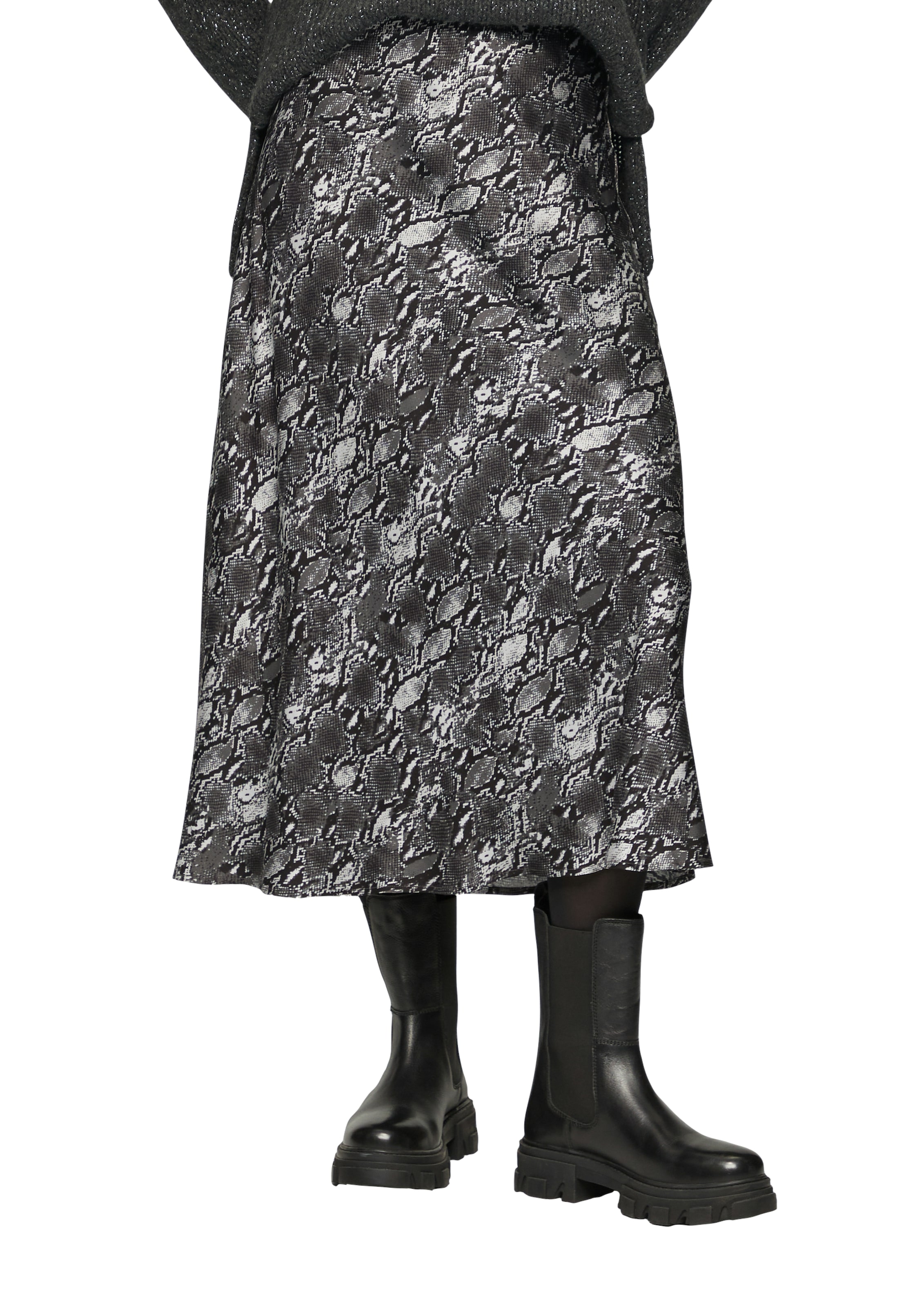 s.Oliver Maxirock , mit trendy Animal-Muster