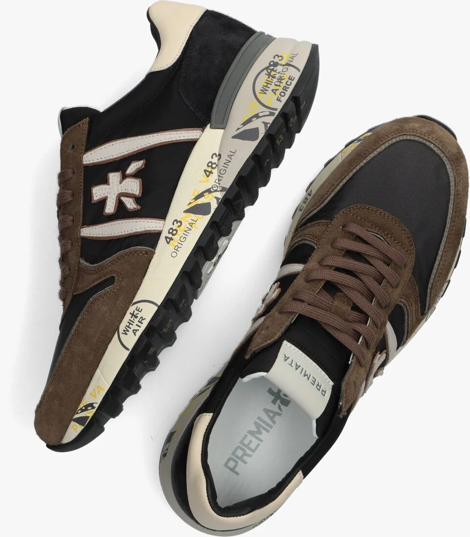 PREMIATA cognac premiata lage sneakers lander