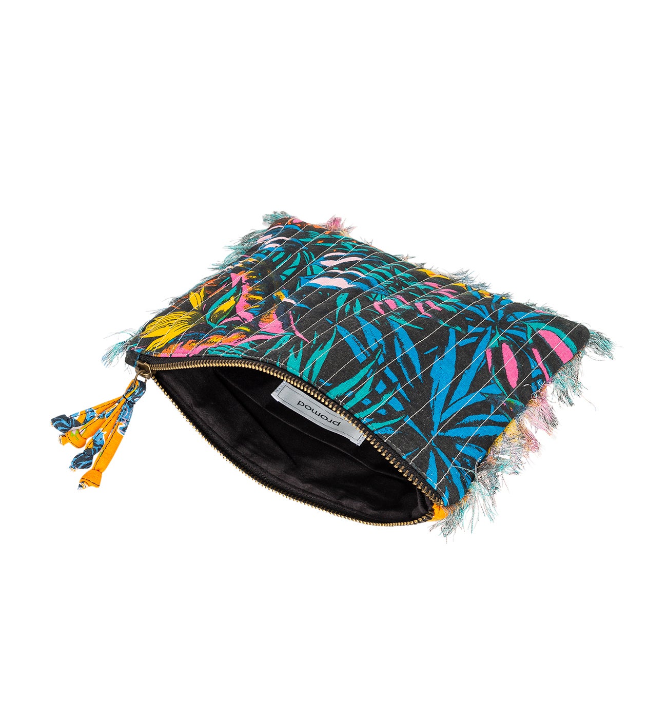 Pochette matelassée imprimée - Imprimé multicolore