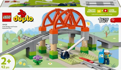 LEGO DUPLO Town 10426 Utvidelsessett med togbro og skinner