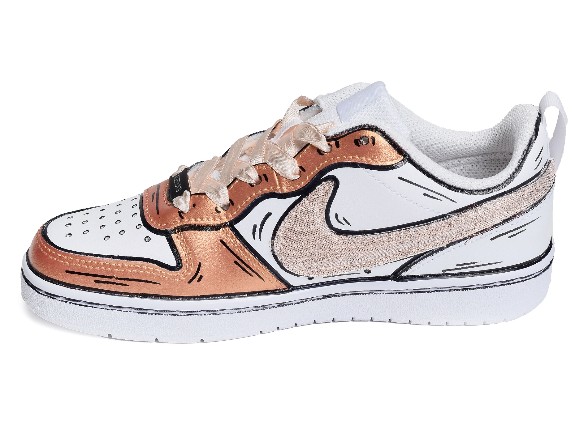 Court borough low california blanc bronze