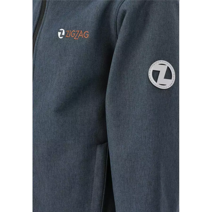 ZigZag Softshelljacke MANONE MELANGE WATERPROOF 2057  Midnight Navy