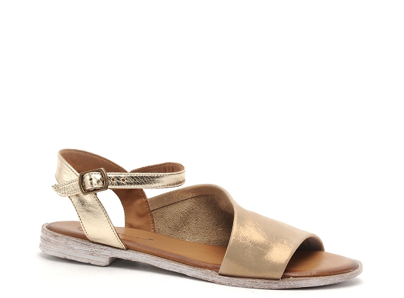 Lune et l autre nu pieds plats femme sandra marron