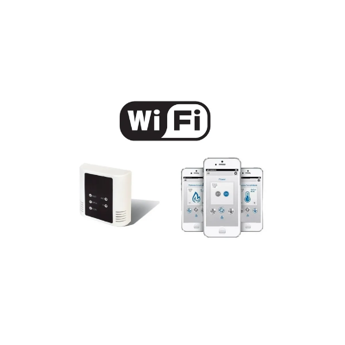 INTERSTOVES WIFI Box - Blanc