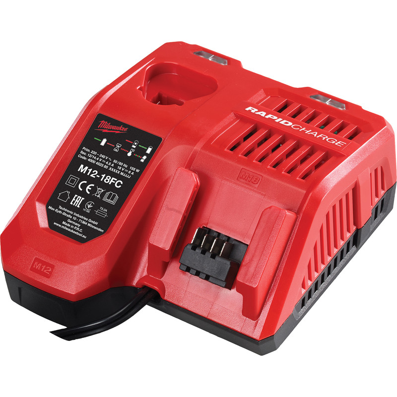 Milwaukee M12 18 FC snellader 12V - 14V - 18V Li-ion