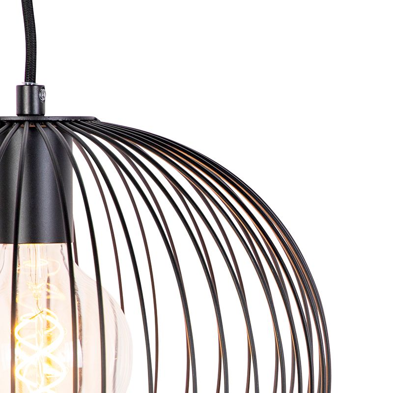 Design hanglamp zwart draad - Wire Dough