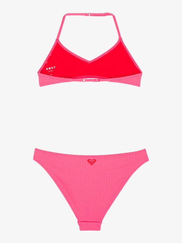 Aruba Set Ensemble bikini bralette deux pièces Rose Filles 6-16 ans