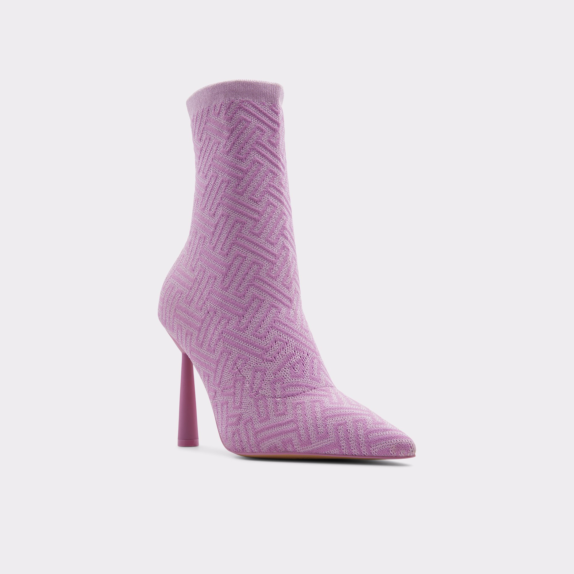 Varsavas Bright Purple Women Sock boots