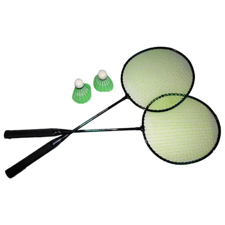 China Trading Federball Set / 2 Schläger + 2 Federbälle / mit Tasche