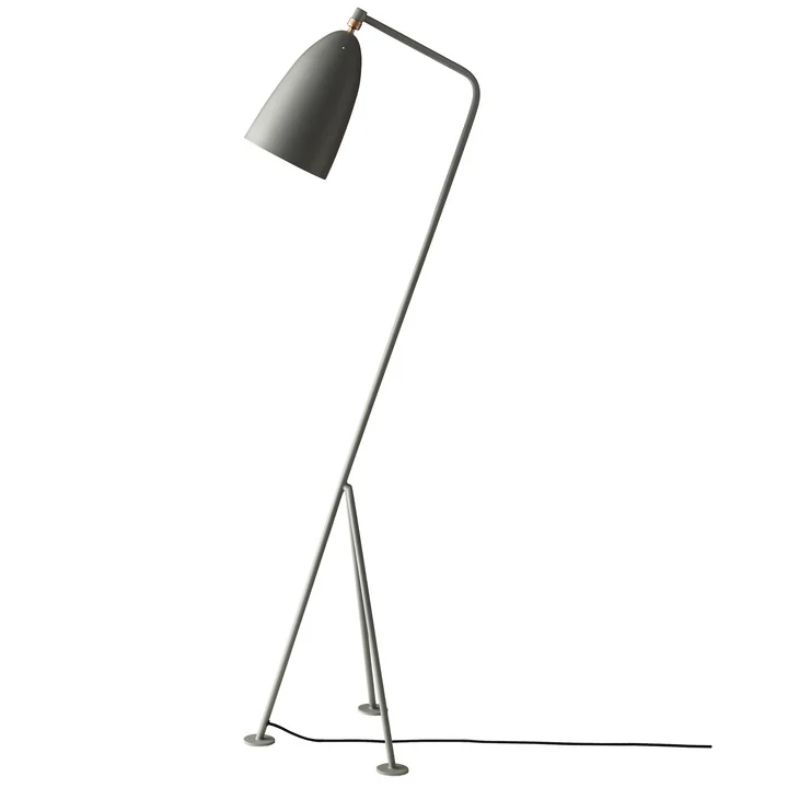 Gubi - Gräshoppa Stehleuchte GM1, blaugrau (blue grey)