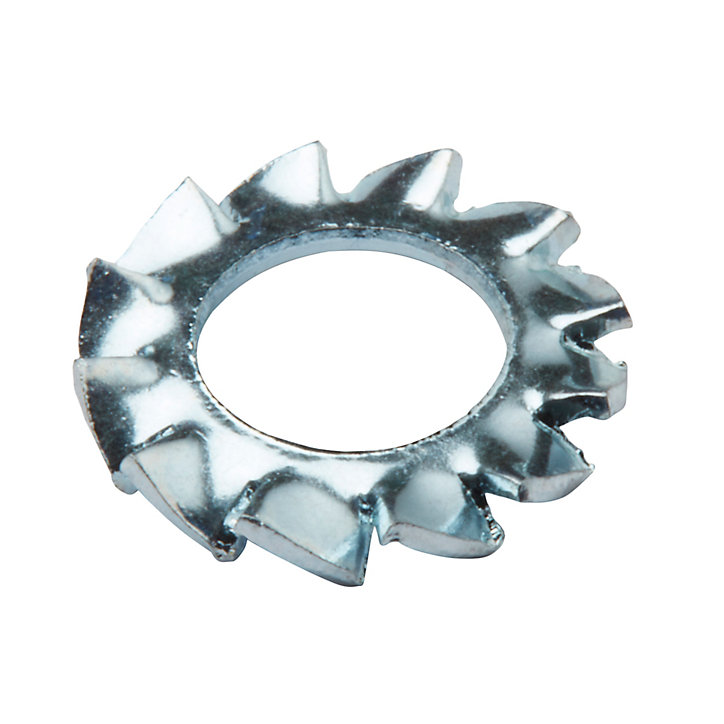 Rondelles dentelée en acier au carbone ø 5mm - 10 pièces