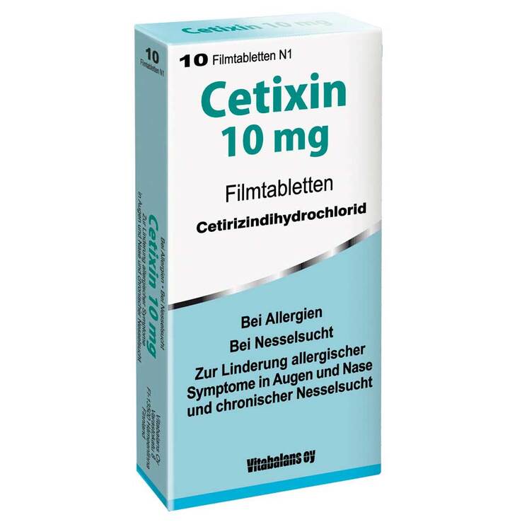 Cetixin 10 mg Filmtabletten, 10 St