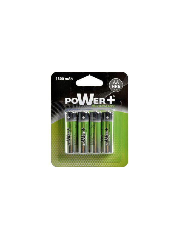 BLISTER 4 PILES HR6 RECHARGEABLES 1300MAH