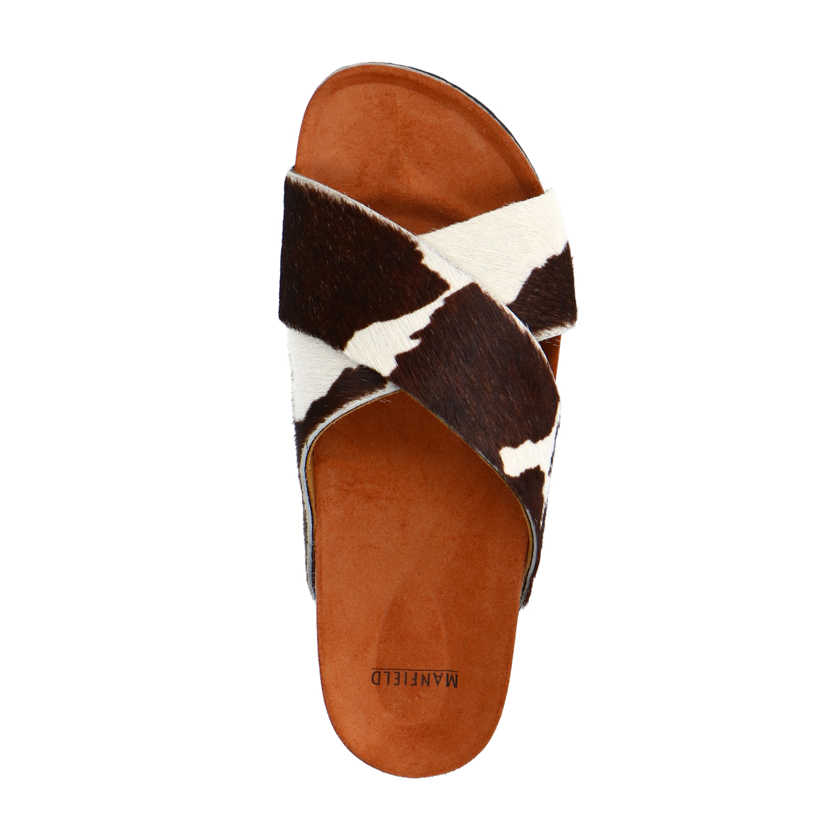 Slippers met cow print