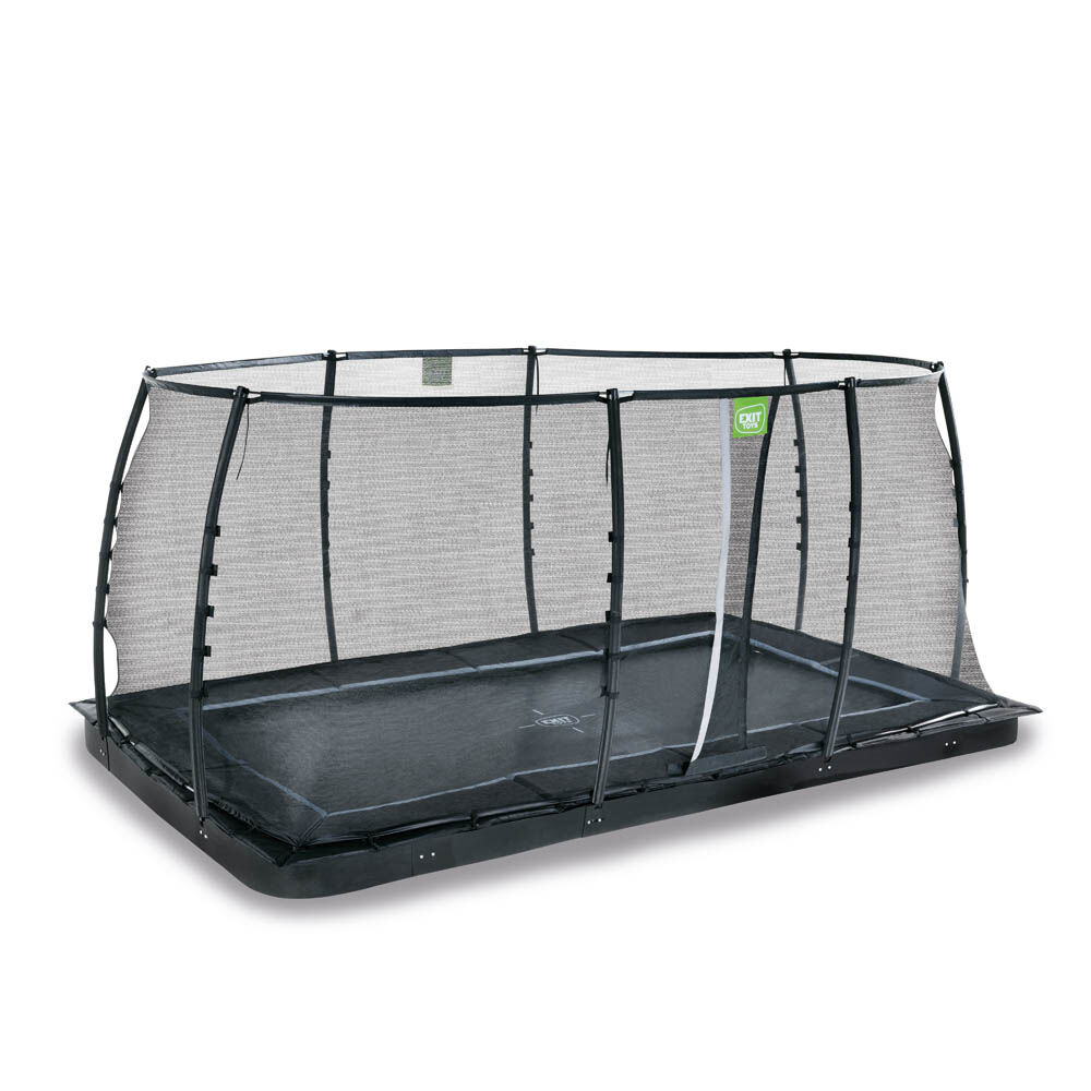 Exit Dynamic - Groundlevel trampoline - Zwart - 1x305x519 cm