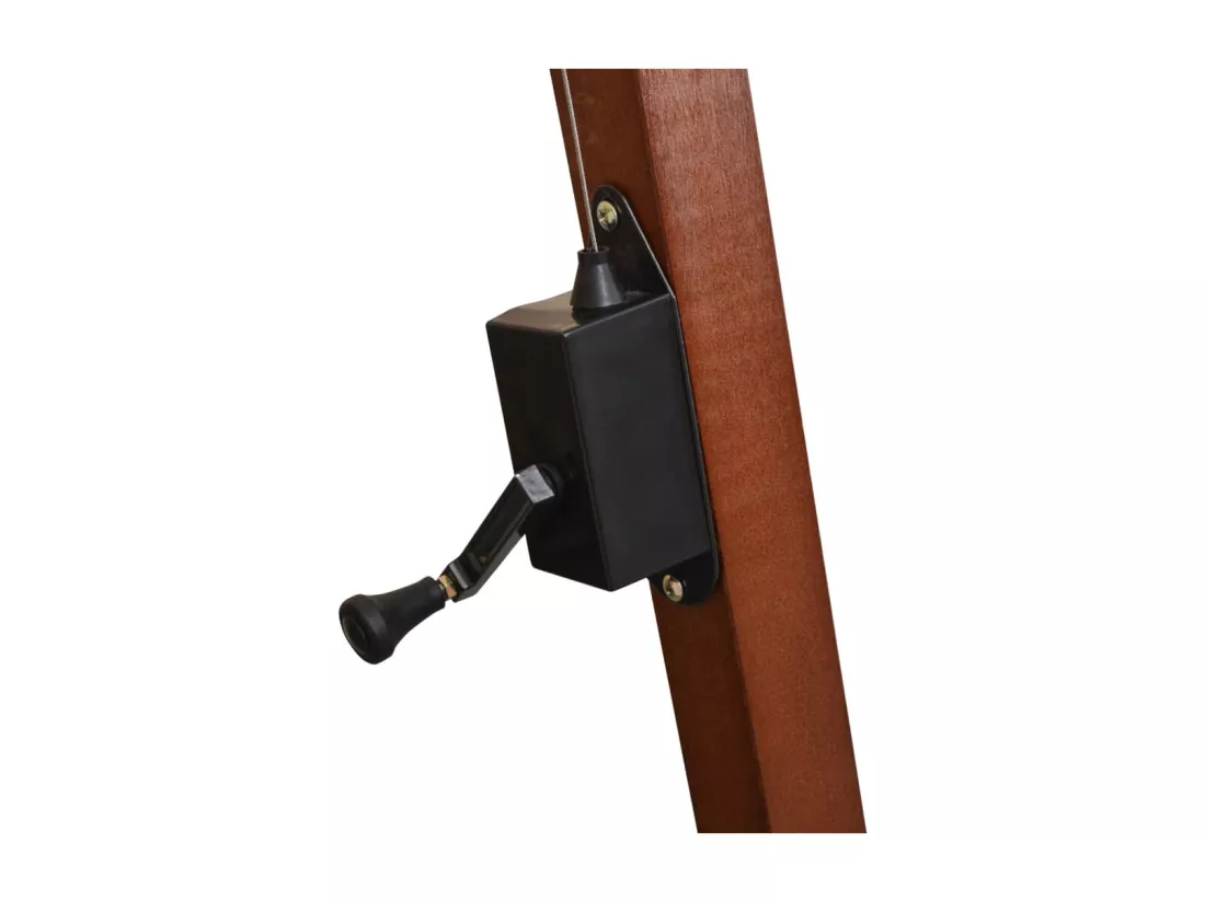 Parasol suspendu avec mât bois marron 02_0008722