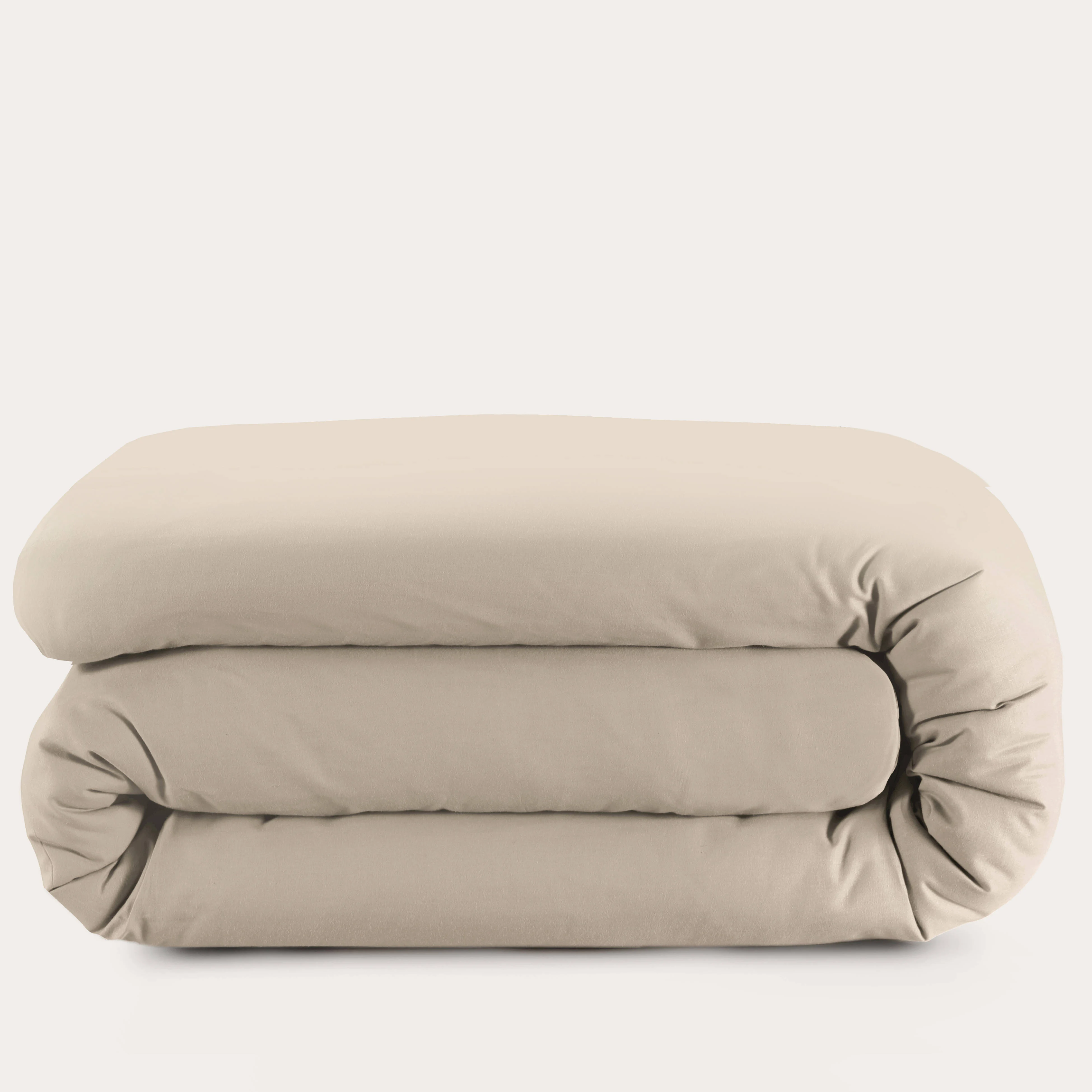 NOUS Kids katoenen dekbedovertrek ledikant beige (100x135 cm)