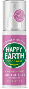 Happy Earth 100% Natural Deo Spray Lavender Ylang 100ML