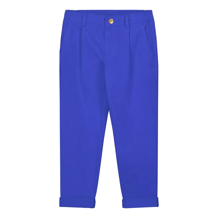 Yuki Pantalon Chino Coton Bio | Bleu
