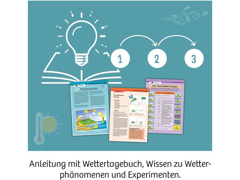 Kosmos Experimentierkasten Wetterstation Set zum Klima- und Wettererforschen