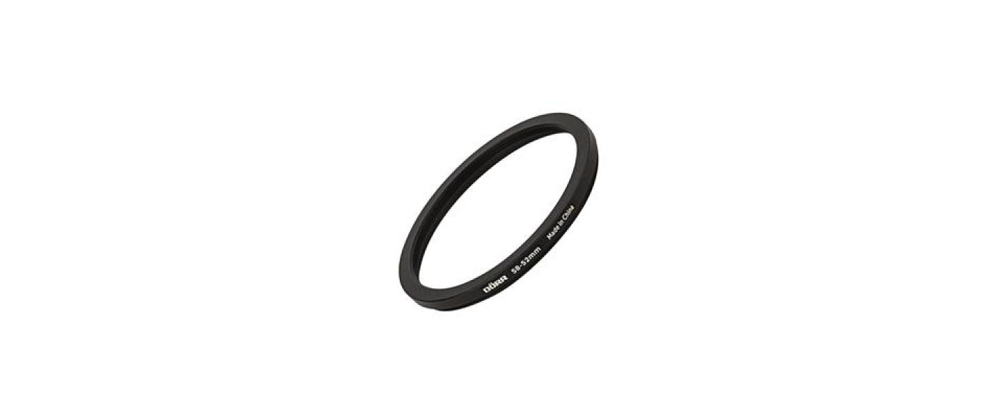 Filterhalter Anschlussring Step-Down 58-52 mmStep-Down-Ring von 58 mm auf 52 mm