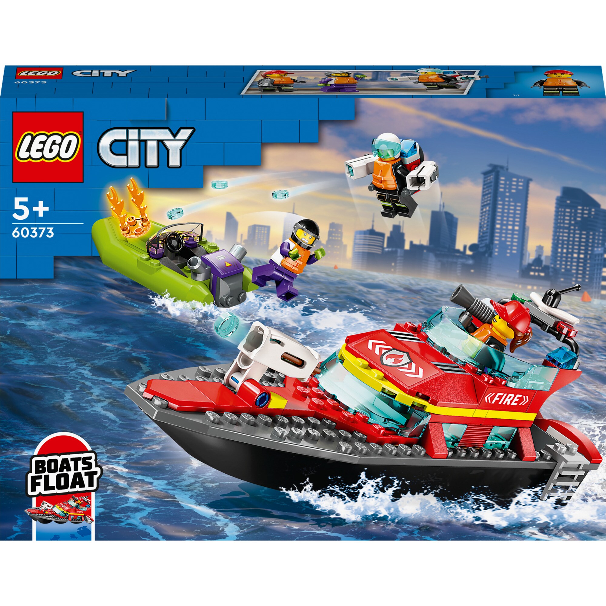 LEGO Konstruktionsspielzeug City Feuerwehrboot