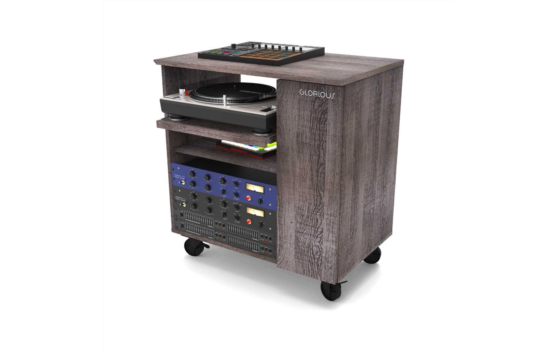 Erweiterung Modular Side Rack – Walnuss<br>Studio-Rack-Erweiterung