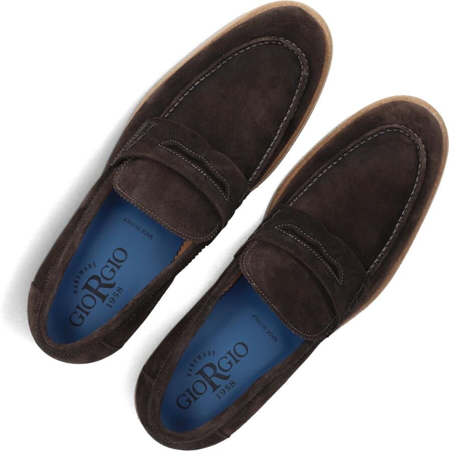 GIORGIO Instappers Heren He92701-03 Maat: 42 Materiaal: Suède Kleur: Bruin