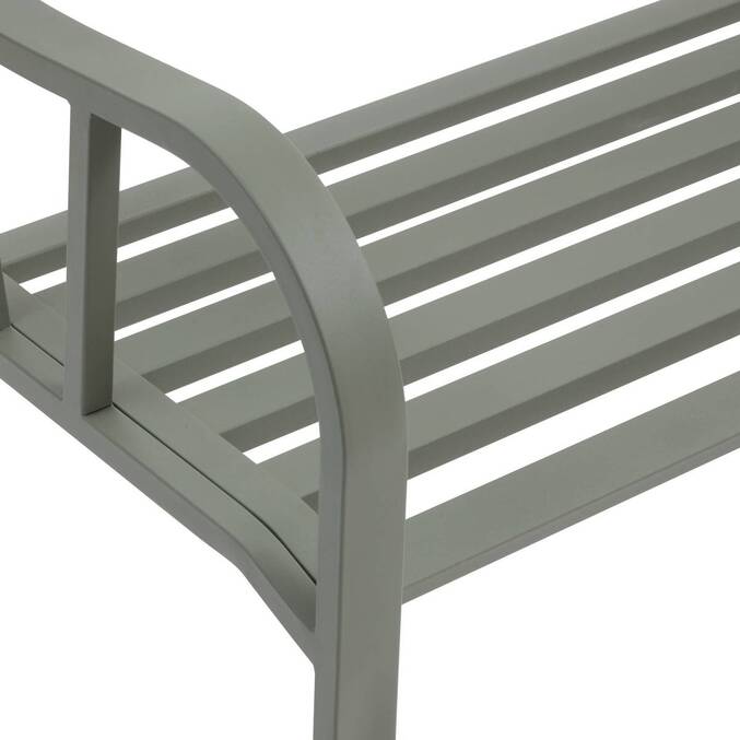 Banc de jardin ALVERNIA Vert Laurier