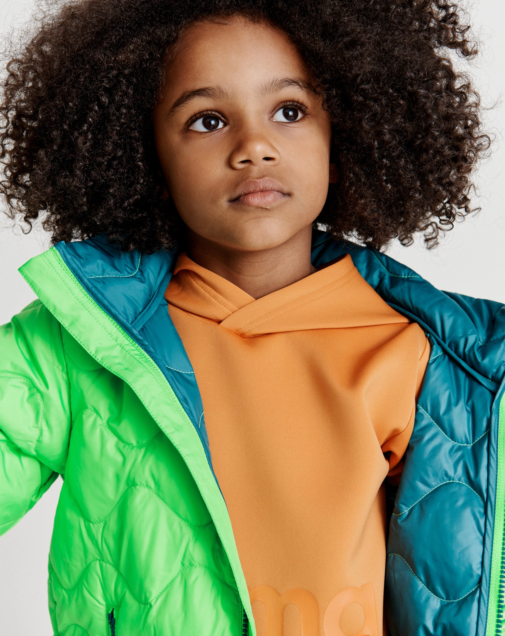 Daunen-Steppjacke FOSSILA in neon green