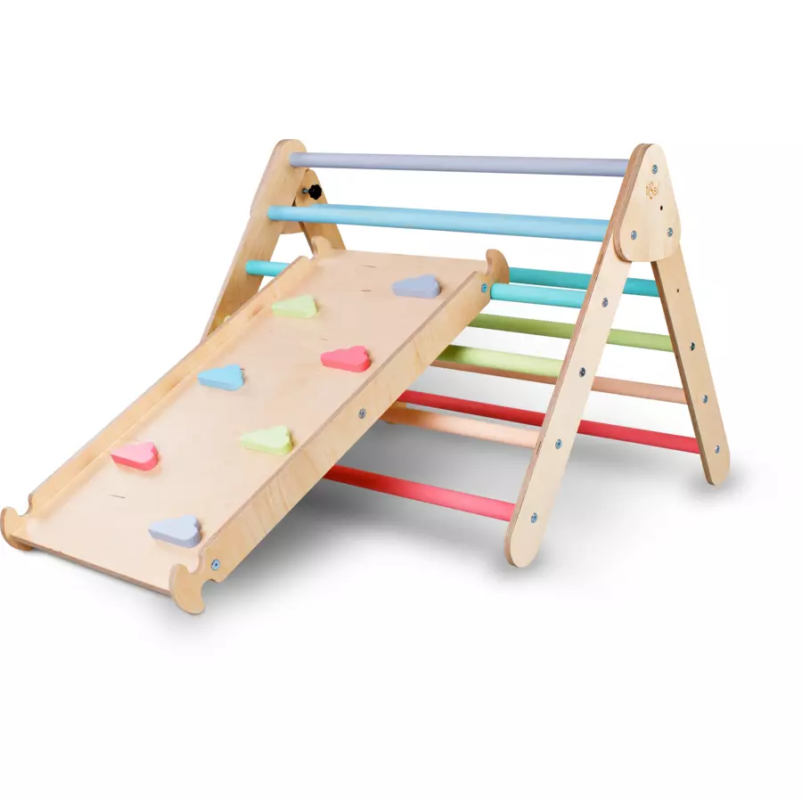 tiSsi® Pikler-Dreieck Pastell bunt