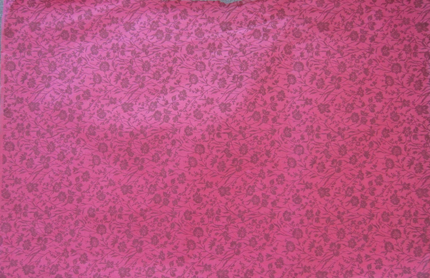 Geschenkpapier 'Blumen', burgund, L 76 cm, B 51 cm günstig bestellen