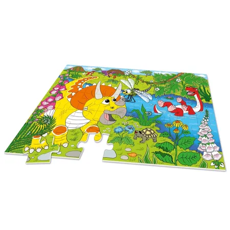 Noris Spiele XXL Puzzle Dinosaurier, 45 Teile