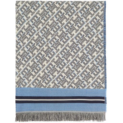 Tommy Hilfiger Monogram Tørklæde, Space Blue