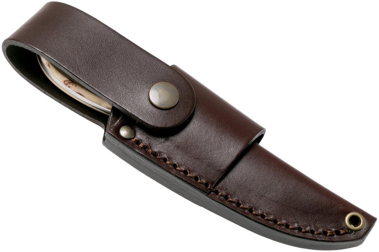 Brisa Bobtail 80 Curly birch handle, 12C27 scandi, Multicarry sheath 9950