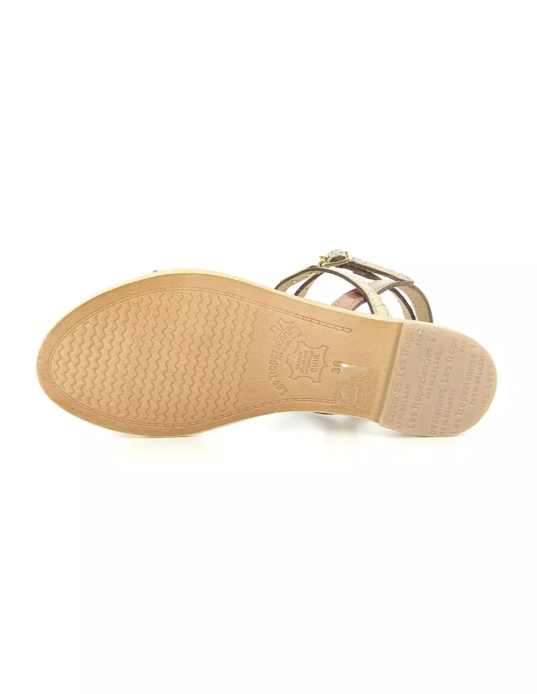 LES TROPEZIENNES BAIE - Sandales & nu-pieds Bronze