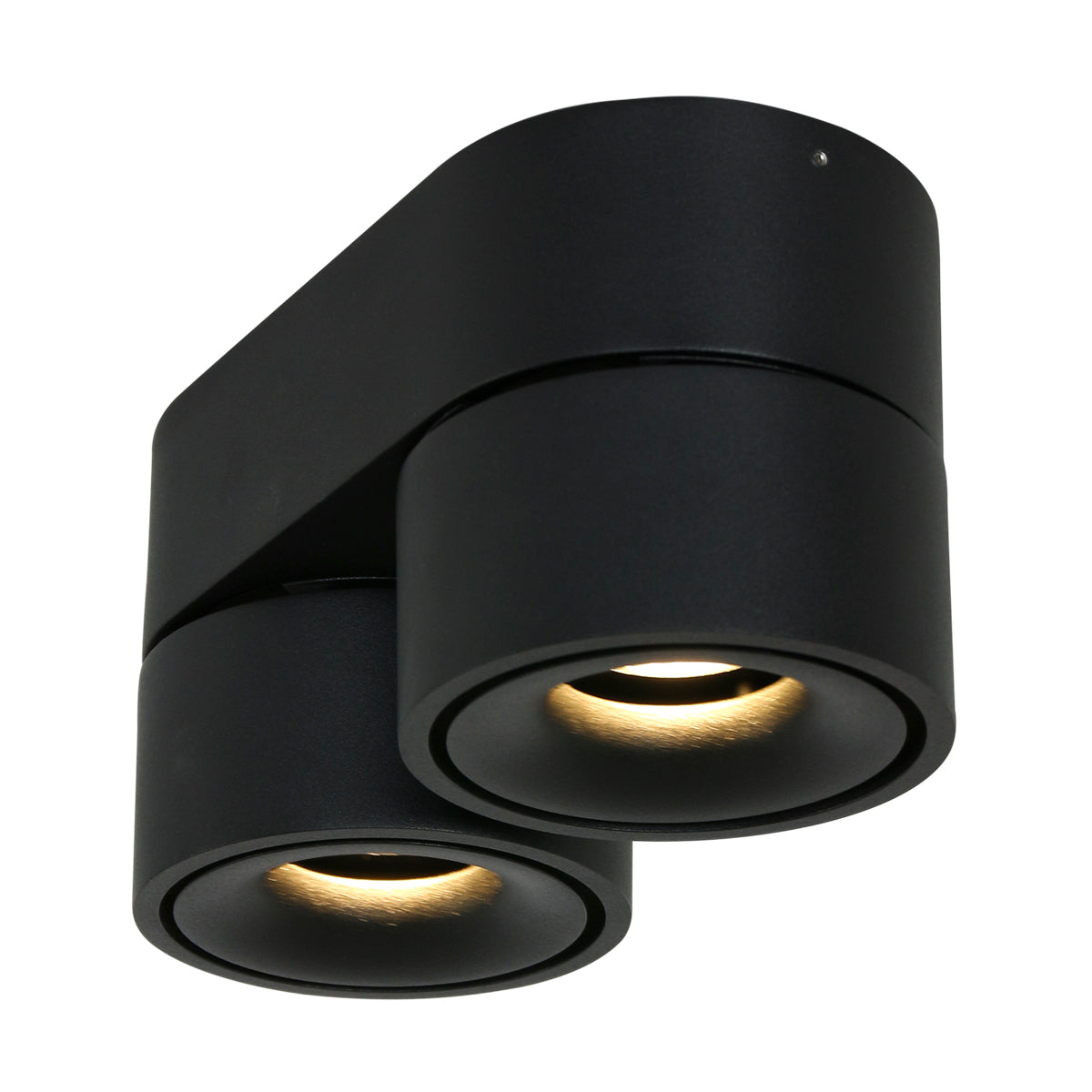 Mexlite Spot Fez Black Led 2x8Watt