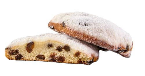 KuchenMeister Marzipan Stollen Cookie mit Rosinen