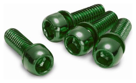 Kit de 4 Vis d'étrier de frein Reverse Acier Vert