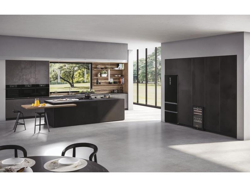 Haier Weinklimaschrank HWS42GDAU1 Schwarz, Rechts, Wechselb Freistehender Weinkühler