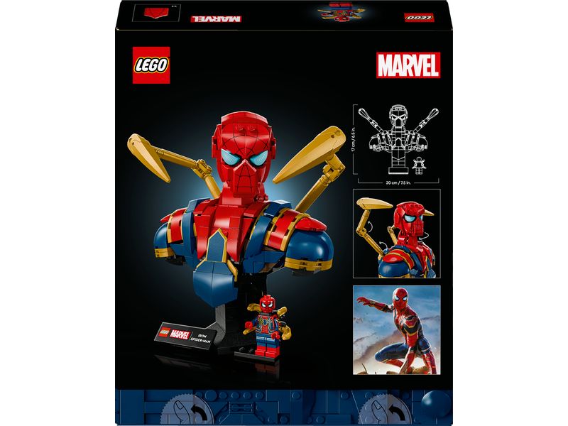 LEGO® Marvel Iron Spider-Man Büste 76326 Bauset für erwachsene Fans
