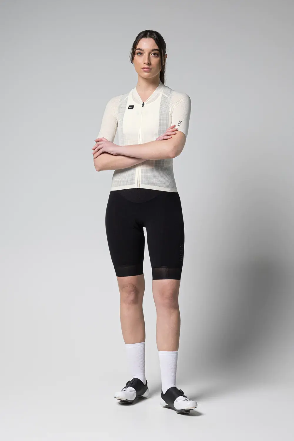 Gobik Unity Phantom Fietsshirt Korte Mouwen Wit