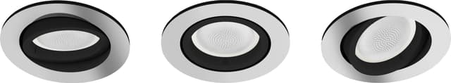 Philips Hue Milliskin indbygget spotlys 3x5W (aluminium)