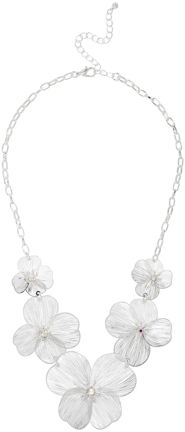 Kette - Silver Petal