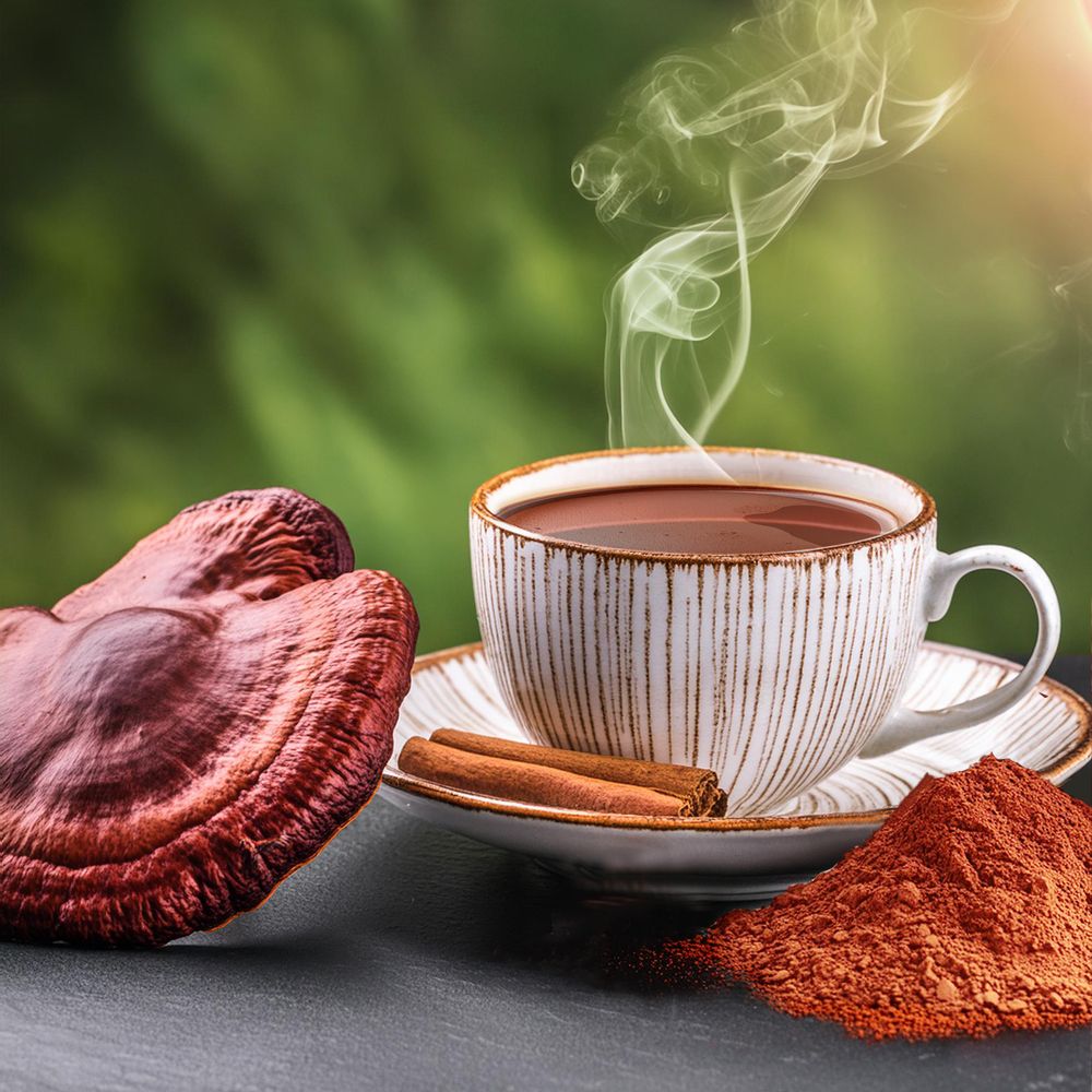 ReiChi Zen Pilz-Kaffee mit Guarana + Reishi + Chaga + Cordyceps + Lions Mane