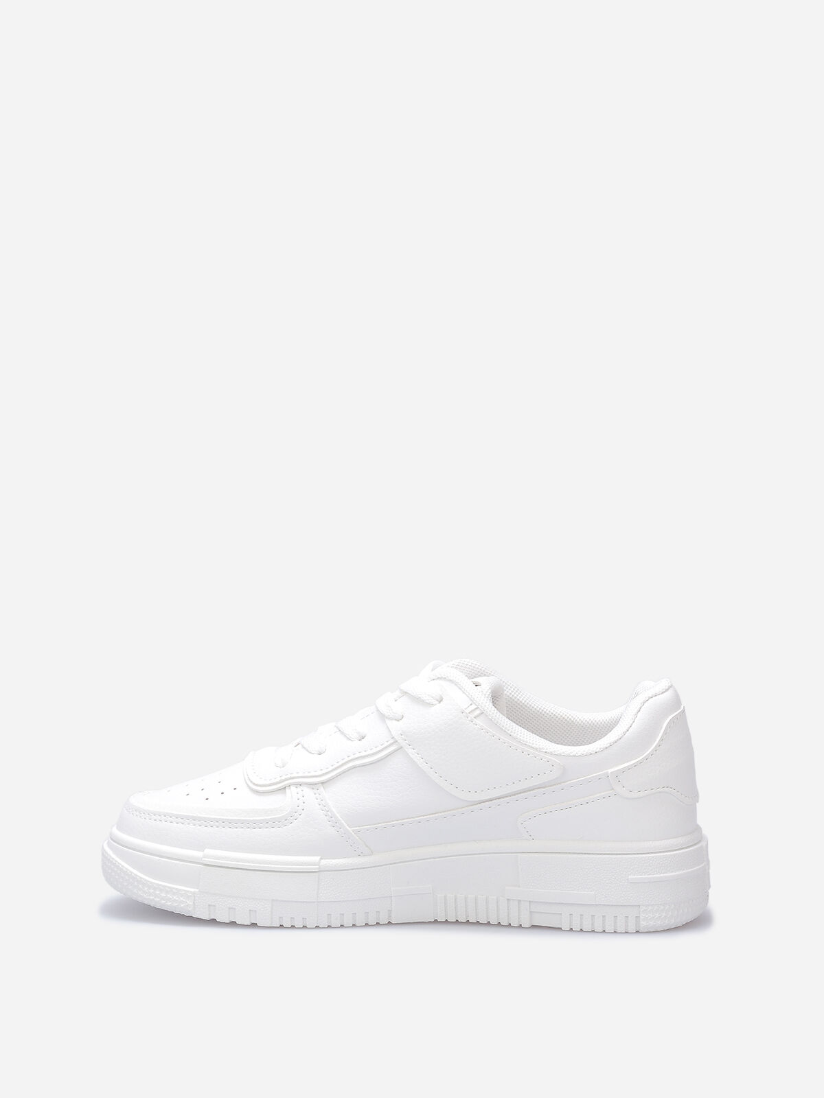 Baskets à plateforme- Blanc