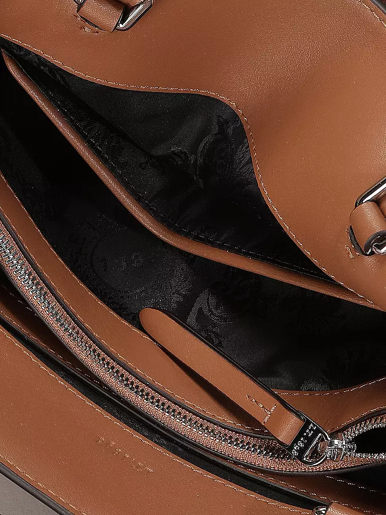 LE TANNEUR Ledertasche - Henkeltasche EMILIE SOFT braun